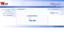 Tablet Screenshot of login.wnet.net.in